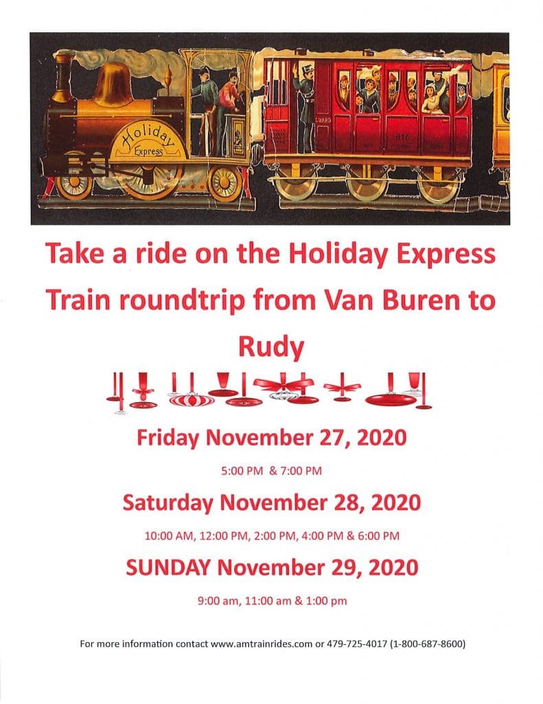 Holiday Express Train Van Buren Advertising & Promotions Commission
